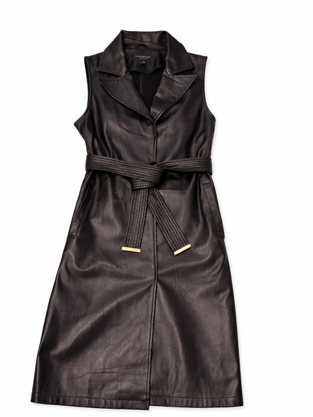 VIRAL LOOK • Marc New York Faux Leather Belted Dress